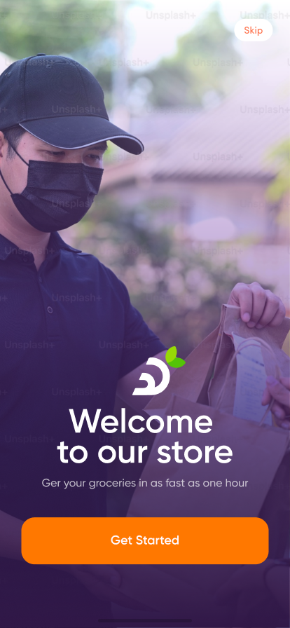 Daily Delivery onboarding screen