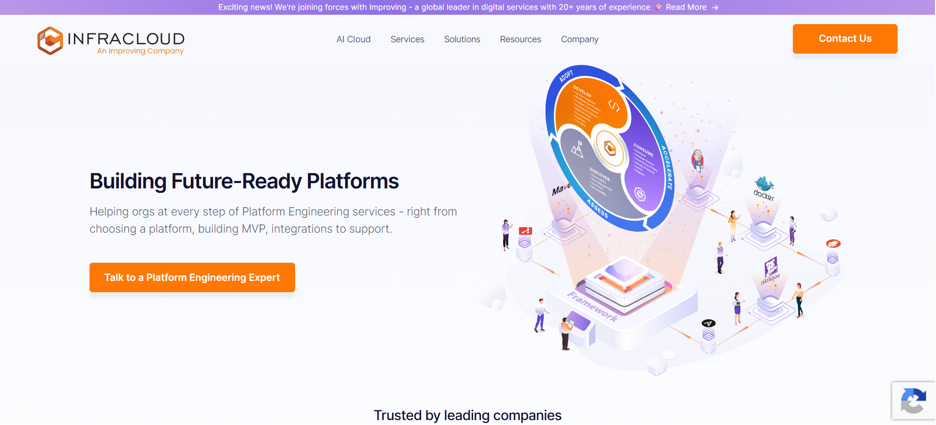 InfraCloud Platform Engineering page